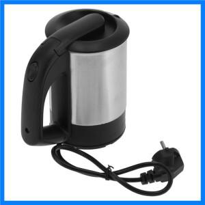 미니 스테인리스 스틸 전기 주전자, 자동 전원 차단, 휴대용 여행용 물 끓이기, 0.5L