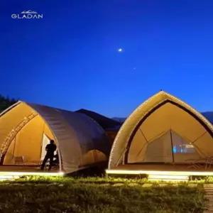 글램핑 텐트 몽골텐트 초대형 돔쉘터 장박 대형 리조트