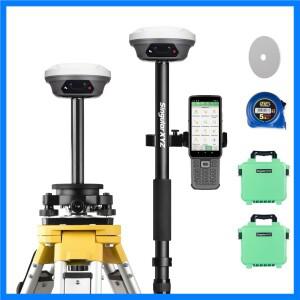 SingularXYZ 예산 친화적인 GNSS 수신기 E1 Lite 휴대용 1cm 정확도 방수 베이스 및 현장 측량용 로버
