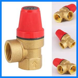 벽걸이형 보일러 온수기 황동 배수 밸브 다이어프램 안전 1/2인치 압력 수준 3바에서 6바