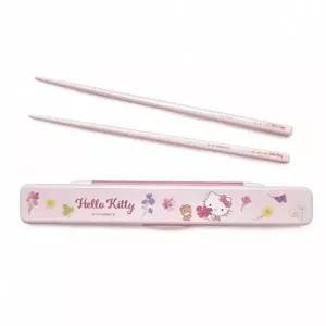 젓가락세트 YR18YF96 케이스세트 플라워리스 18cm 헬로키티