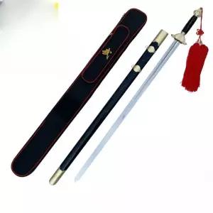 화산귀환 매화검존 청명 소품 모형 코스튬 빨간색 칼 가짜 무협 68cm 백천 검