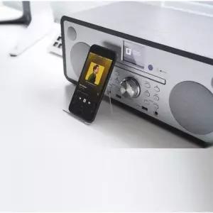 아남 하이엔드 고출력 오디오 카세트 분리형 올인원 무선 블루투스 CD USB 라디오 AUX 헤드폰 알람-X7