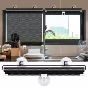 반투명 햇빛가림막 롤업 블라인드 40.5cm 시선차단 인테리어 프라이버시 가리개