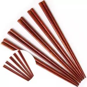 옻칠젓가락 UG22RJ56 5벌 우드식기 옷칠젓가락