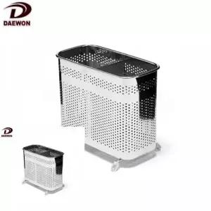 스텐드형 ZB93SP52 스텐 수저통 숟가락통 젓가락통 2칸 사각스텐수...