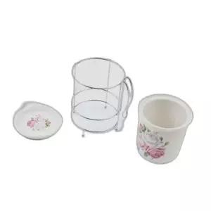 도자기받침 DE28JB24 주방 정리 아이템 중형 수저꽂이 종류 수