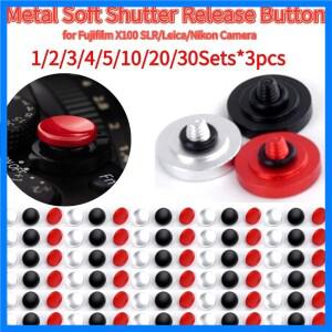 후지필름 X100 SLR/라이카/니콘 카메라용 구리 오목 트리거 메탈 소프트 셔터 릴리즈 버튼
