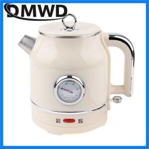 레트로 전기 주전자 자동 열 보존 물 보일러 온도 조절 컵 온도계가있는 급속 차