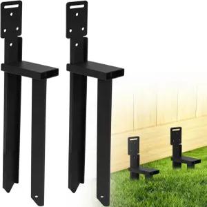 에르투오흐 텐트 페그 헤비 듀티 펜스 포스트 수리 키트 모바일 홈 앵커 스윙 세트용 그라운드 카포트