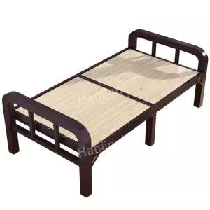 침대 프레임 접이식 베드 옥상 나무 마루 원목 평상 침대프레임 싱글 폭 대나무
