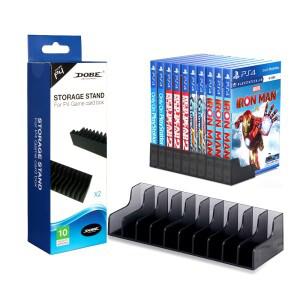 호환 PS5 PS4/Slim/Pro10 게임 디스크용 2pcs 소니 Playstation 4 Play Station 액세서리 스토리지 스탠드