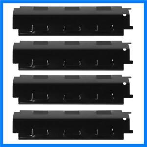 4pcs 그릴 열 텐트 Charbroil 교체 부품에 맞는 스테인레스 스틸 플레이트 쉴드 가스