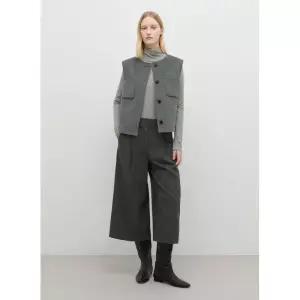 백화점 쉬즈미스 울 버튼 포켓 핸드메이드 베스트 SWHVTP42010