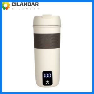 MERKUR 소형 휴대용 전기 물병, 미니 비즈니스 여행 주전자, 빠른 난방, 기숙사