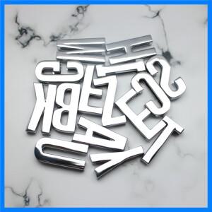 12개 플레인 홀 30mm 슬라이드 레터 크롬 색상 영어 알파벳 A-Z DIY 손목 밴드 팔찌 애완동물 목걸이 쥬얼