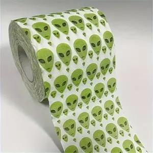 [기타브랜드]에일리언 녹색 외계인 두루마리 휴지 화장지 쓸데없는 친구 우정선물 만우절 마니또 집들이