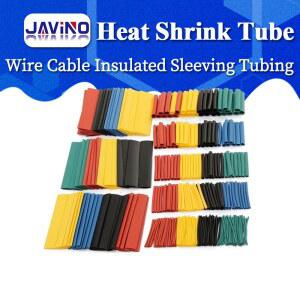 164PCS 세트 폴리올 케이블 와이어 모듬 수축 절연 튜브 슬리브