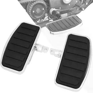 HDBUBALUS 오토바이 플로어보드 리어 패신저 풋보드 조절식 풋 페그 페달 할리 투어링 다이나 스포츠스터