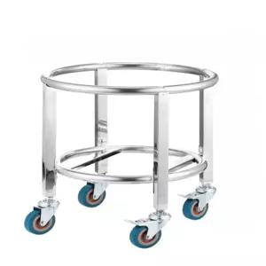 원형 운반카트 이동 대형 식당 운반 물통 드럼통