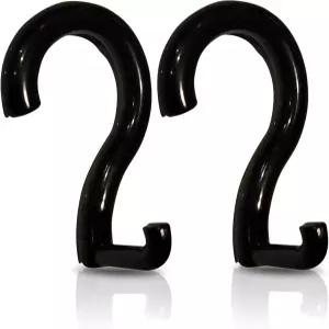 Skooner 마스크 주차증 장애인증 방향제 등을 위한 백미러 유틸리티 후크 2개입 세트