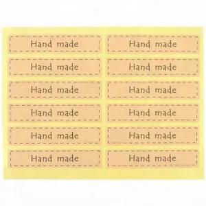 수공예 핸드메이드 라벨 스티커 1장 포장 태그 감사 선물 답례 부착