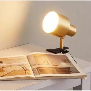 우드 집게 조명 빈티지 무드등 카페 침대 클립 램프