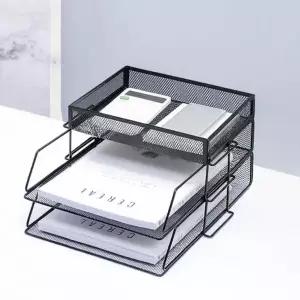 3단 서랍 정리함 책상 철제 데스크 오픈형