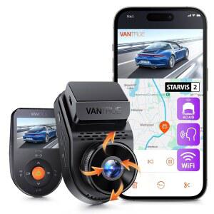 밴트루 S1 프로 대시 캠 프론트 STARVIS 2, 차량용 2 7K 미니 카메라, , 앱 제어, 내장 WiFi GPS, G-센서, 루프 레코딩, 24H 주차 모드, 158 , 2인치 IPS, 1TB 최대 지원