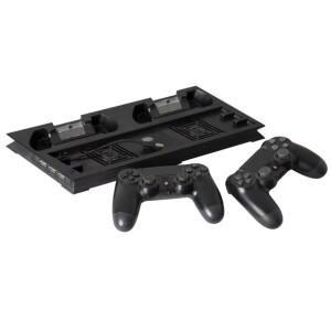 호환 PS4 프로 냉각 팬 쿨러  수직 스탠드 베이스 컨트롤러  충전 독 스테이션  소니 플레이스테이션 4 콘