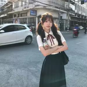 도쿄 시즌 컬렉션 JK 멜빵 스커트 일본 교복 코스프레 코스튬 의상