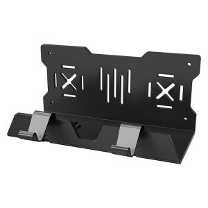 호환 PS5 슬림/프로/PS5 PS4/PS4 프로 슬림 벽걸이형 수직 금속 선반 홀더 스토리지 스탠드 오거나이저 브