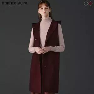 르오트 [보니알렉스] 울 블랜드 핸드메이드 후드 베스트 1146403