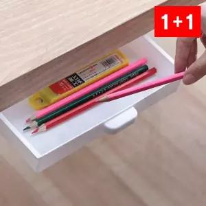 책상 하단 서랍 문구 칼 수납 정리 슬라이드 탈부착 보관함
