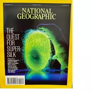 내셔널 지오그래픽 매거진(2026년 3월호) 슈퍼실크를 향한 탐구