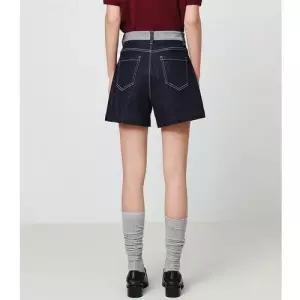 팔콘 청 봄 여사친 청반바지 하이웨스트 반바지 3부 KKE1