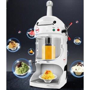 빙수기 빙수기계 얼음빙수 팥빙수 스텐 제빙기 홈카페 실타래빙수 고속 8칼날 자동