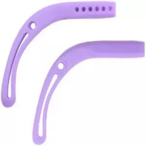 부드러운 실리콘 안경 교체 템플 팔 커버 소매 끝 귀 쿠션 양말 컴포트 퍼플