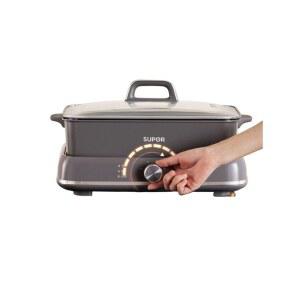 6L 대용량 전기냄비 분리형 찜기 포트 8L 2type 훠궈 만능쿠커 찌개 2000W