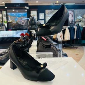 [미소페]by미소페 여성 리본 장식 클래식 통굽 힐 (5cm) 112531012_BP