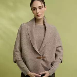 더 레노마 니트 숄카라 가디건 -R3G42KCD010 342825