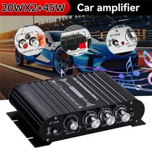 ST 838 미니 베이스 자동차 채널 고음 사운드 플러그 스테레오베이스 조정 HIFI 오디오