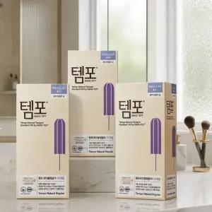 템포 탐폰 체내형 생리대 삽입형 생리대 레귤러 10개입x3