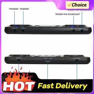 오디오 잭 케이블 어댑터 스위치 볼륨 프리 드라이브 라이브 스트리밍 사운드 카드 블루투스 호환 오디오