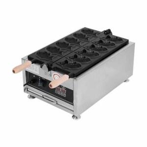 전기 붕어빵 기계 6구 신속한 디저트 붕어빵머신 3구 회색 가게용 업소용 와플 업소