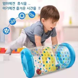 터미타임 아기 장난감 딸랑이 롤링 신생아 촉감 소리 에어롤 배밀이