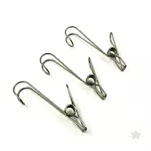 스테인리스 후크 클립 행주 수세미 주방 욕실 소품 걸이 벽 부착 홀더 거치대