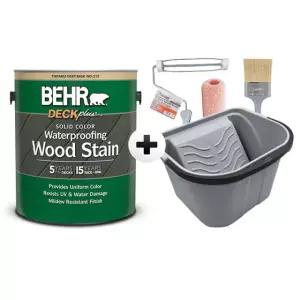 베어 우드스테인 페인트 심플 버킷 세트 - 웨지 우드(SC-107) 코스트코