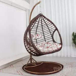 테라스흔들의자 안락 전원주택 그네 해먹 흔들그네 카페 1인용 실외 옥상 옵션 체어 발코니 주택