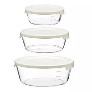 하리오 내열 유리 저장 용기 12P - 아이보리 코스트코